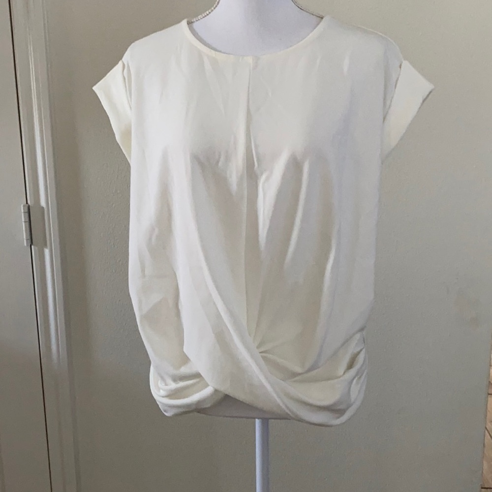 Worthington twisted knot blouse